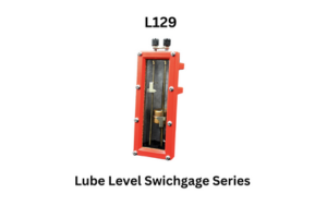 L129 Lube Level Swichgage Series by Enovation Controls, showcasing a detailed view of the product design and features